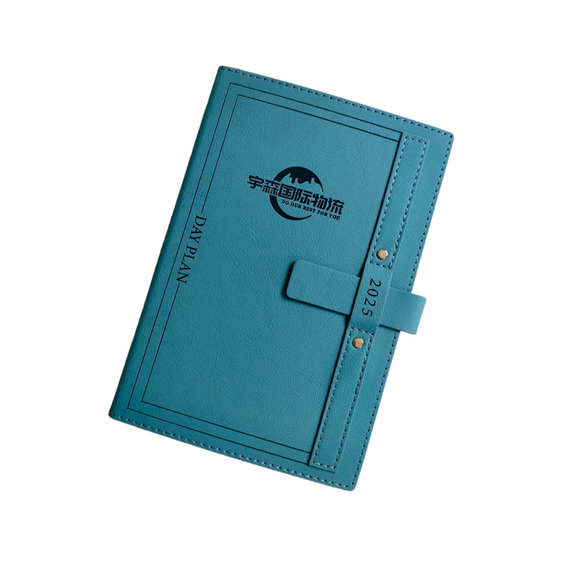 Notebook in pelle blu