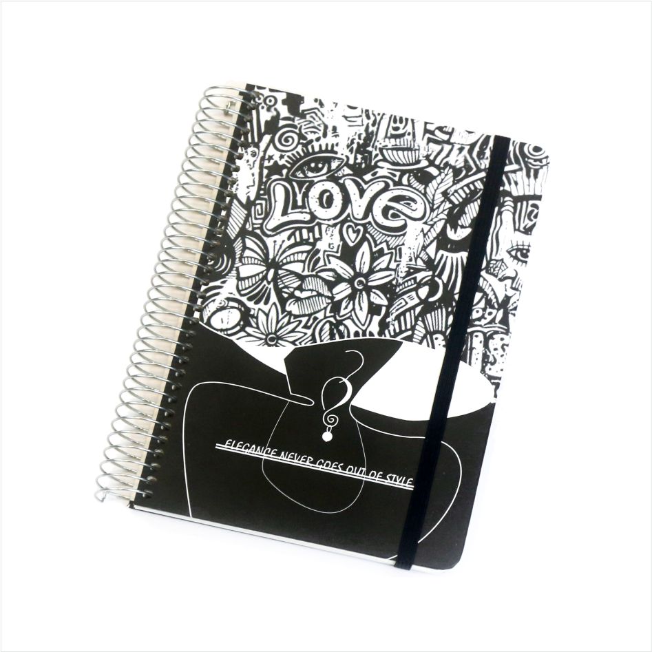 Notebook a spirale con copertina rigida