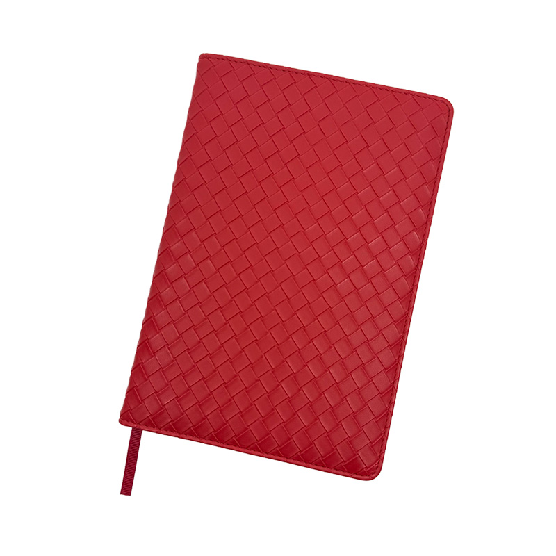 Notebook in pelle rossa