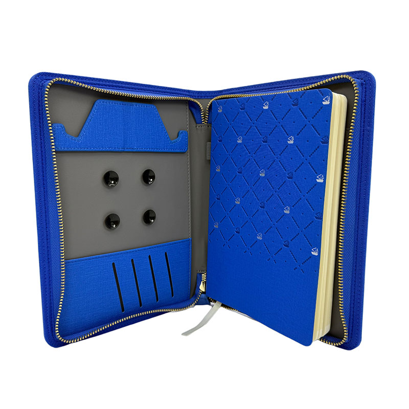 Notebook in pelle ricaricabile